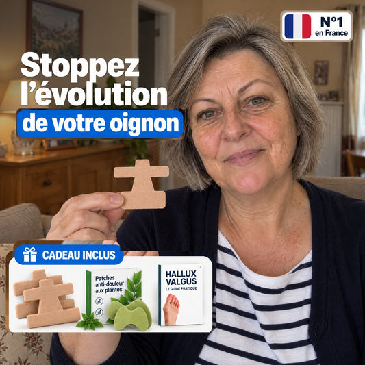 Stoppez l'evolution de votre oignon - Bandes correctrices NyroFit avec cadeaux inclus