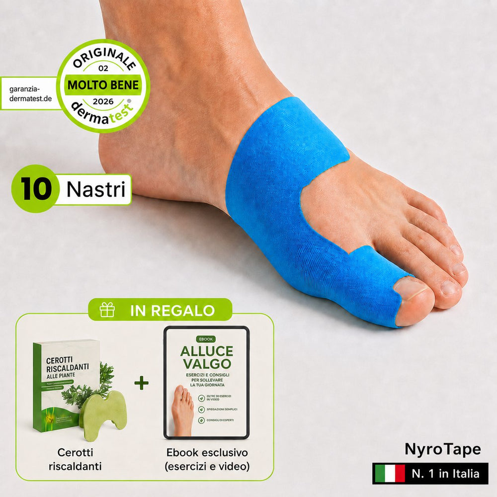 NyroTape alluce valgo cipolla