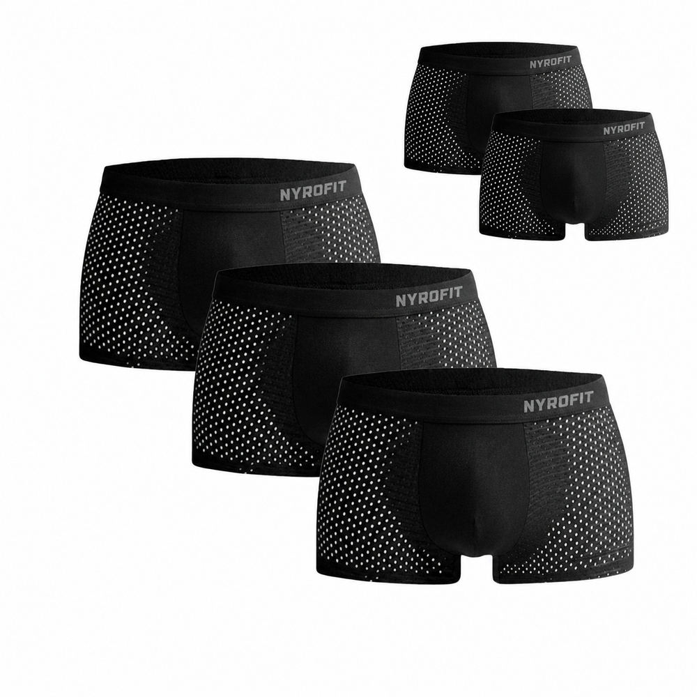 Pack 5 boxers bambou NyroFit tout noir