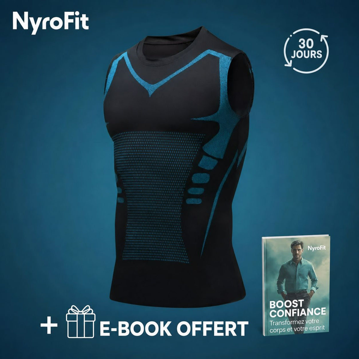NyroForm™ — Débardeur de Compression Sculptant Homme — visuel 1