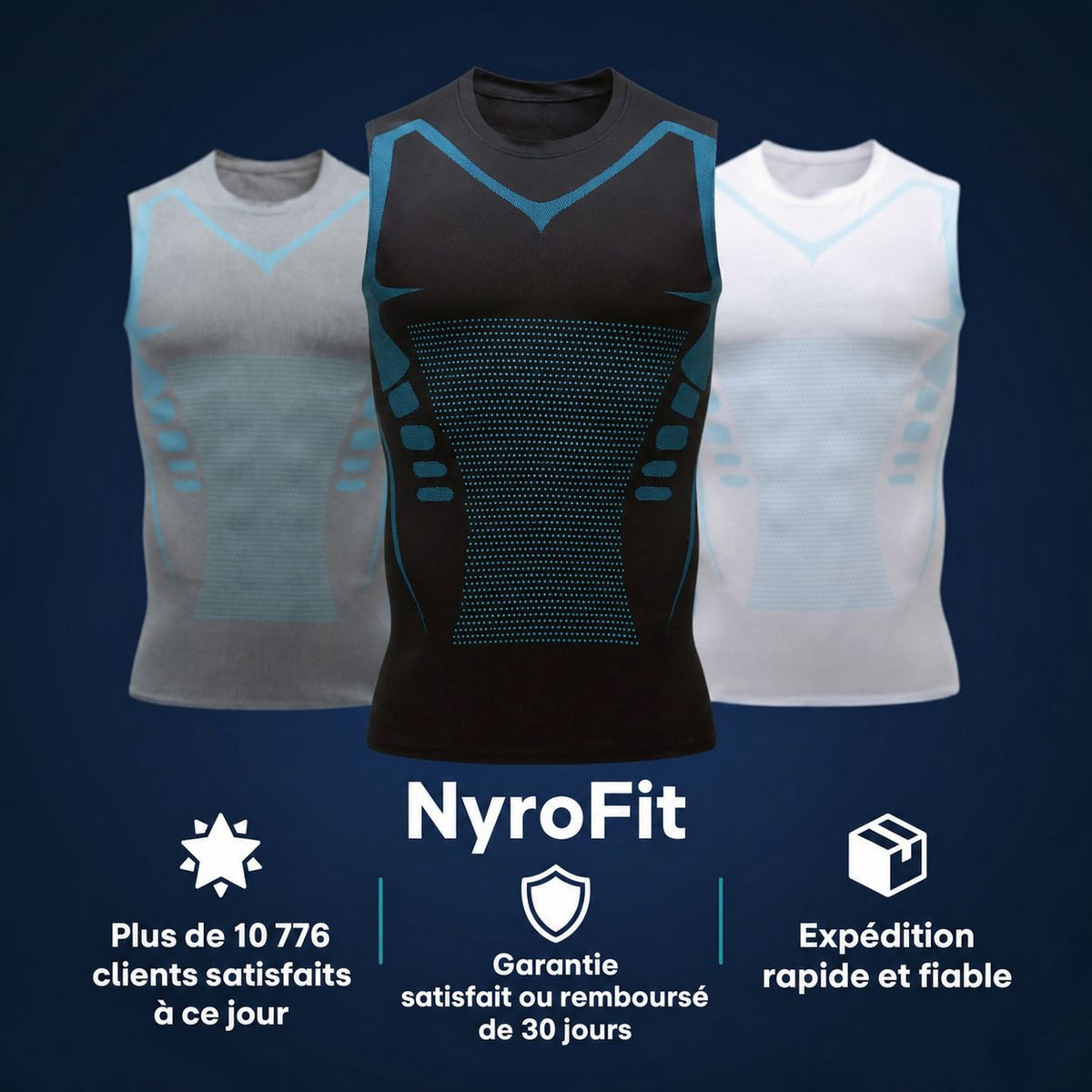 NyroForm™ — Débardeur de Compression Sculptant Homme — visuel 8