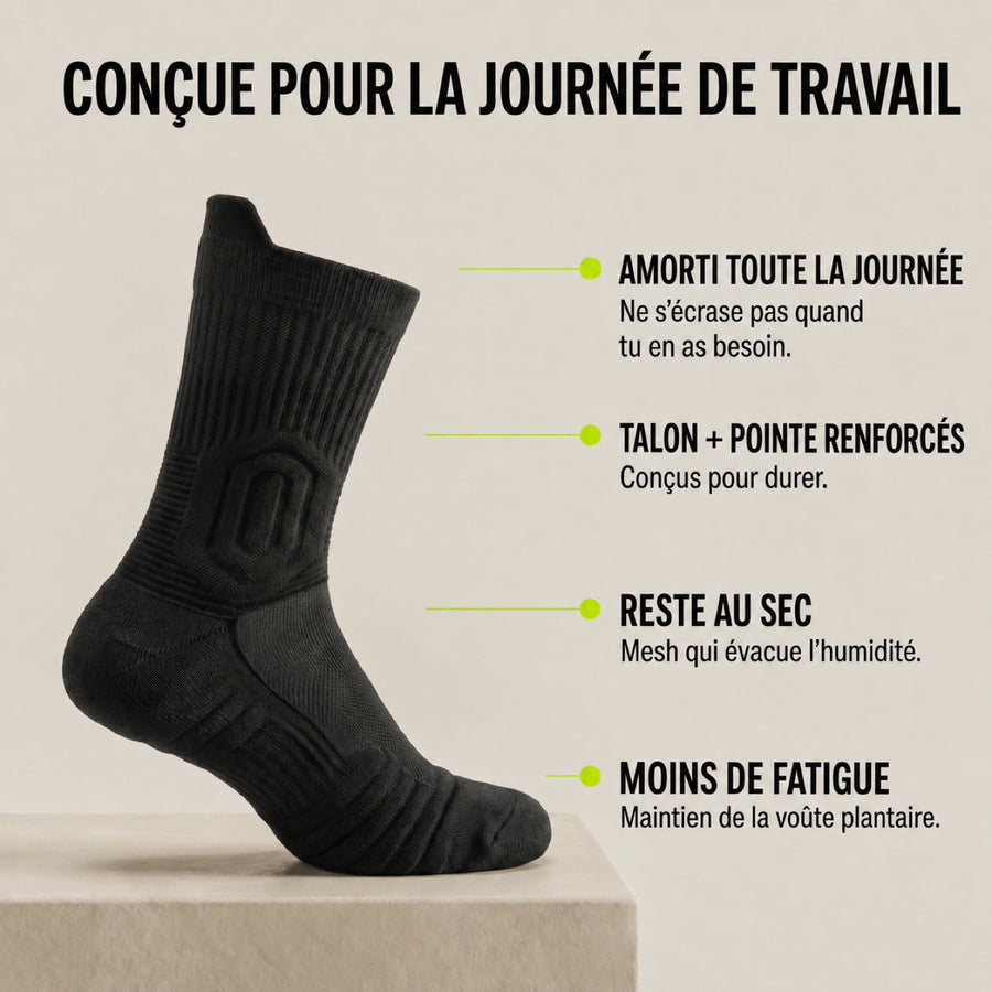 Tout ce qu'une chaussette de travail aurait dû faire depuis des années.