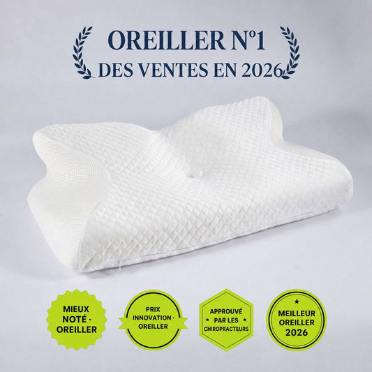 Oreiller ergonomique NyroSleep numéro 1 des ventes 2026