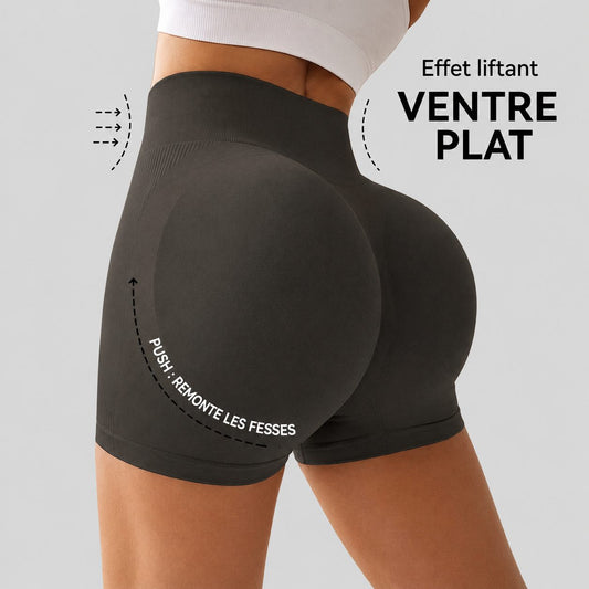 Short Sculptant Push-Up Taille Haute NyroFit - silhouette galbée vue principale