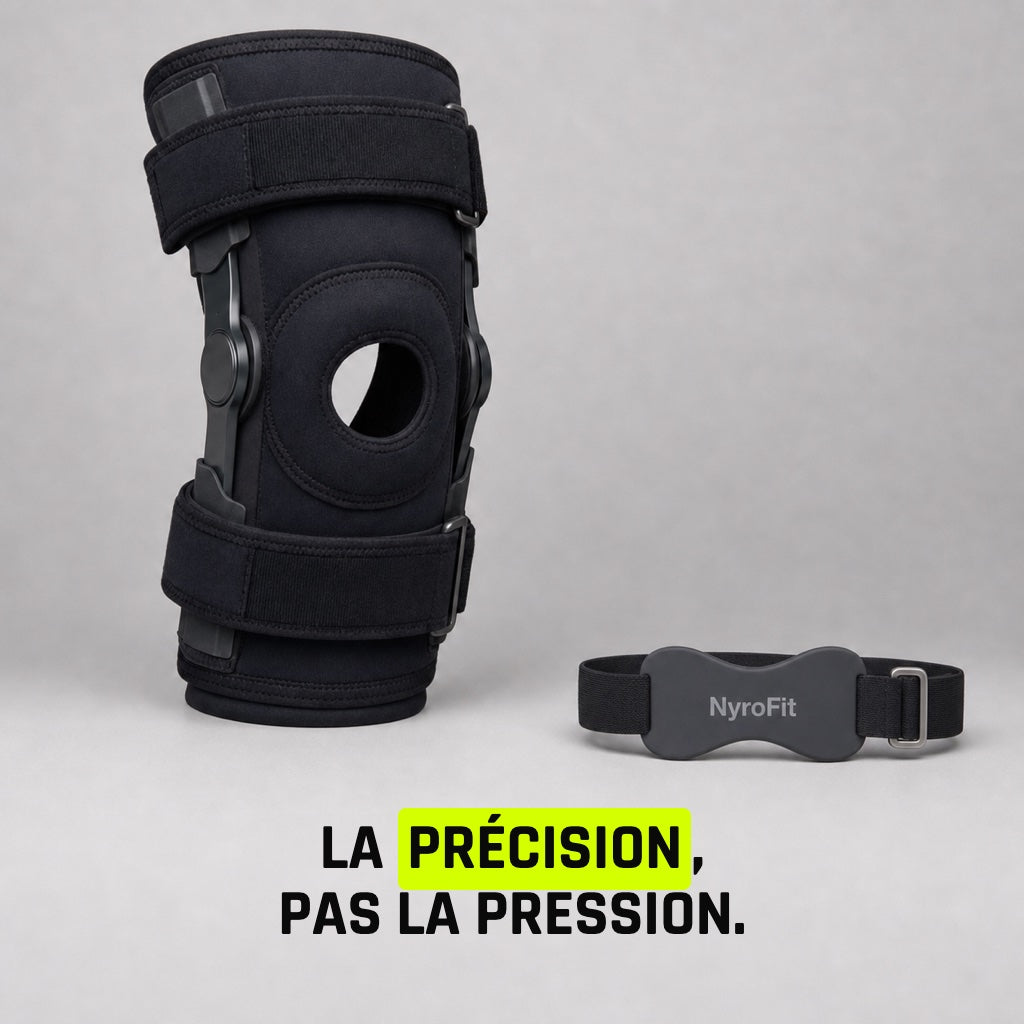 Genouillère classique contre sangle rotulienne NyroStrap