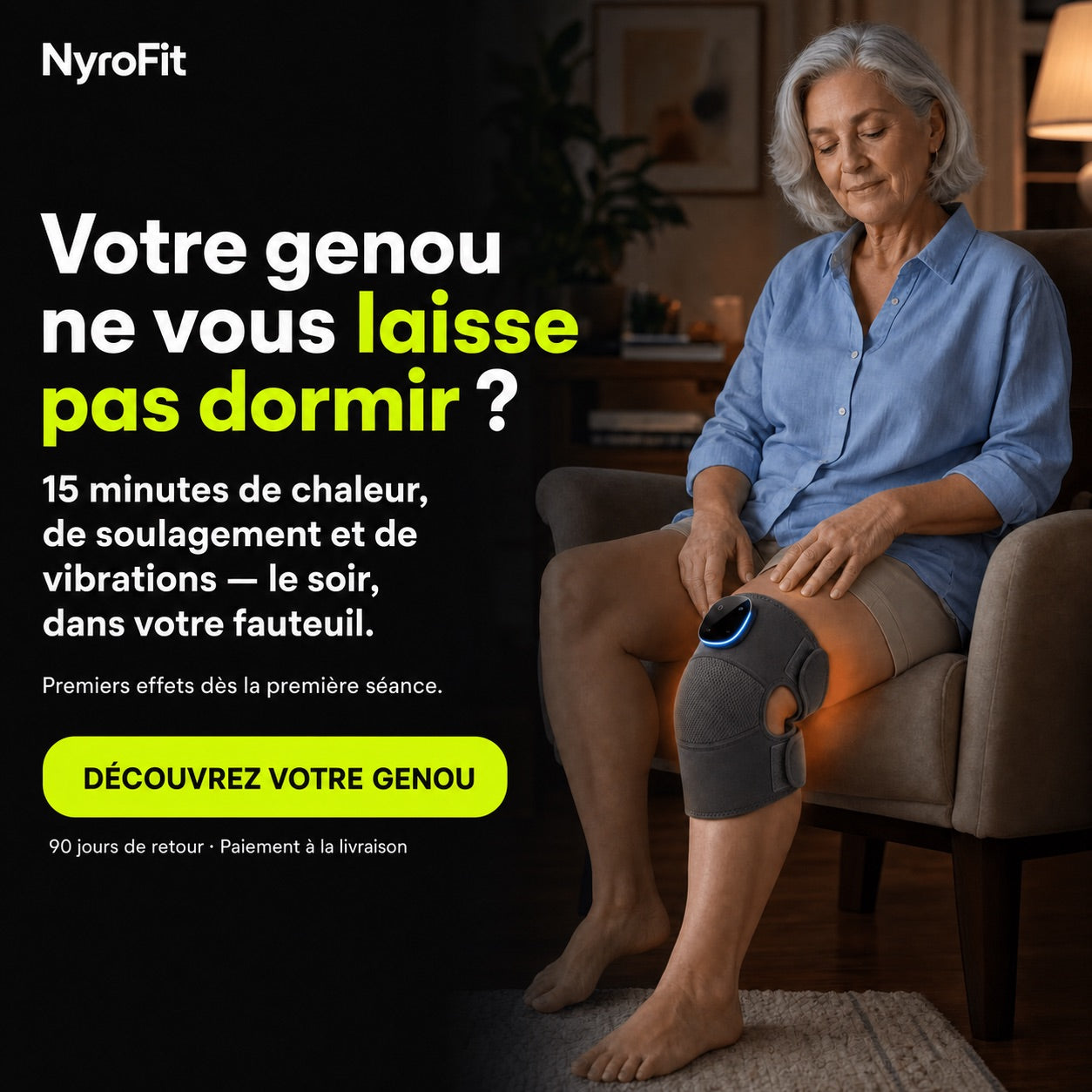 Pourquoi ton genou te réveille la nuit — et comment <mark>15 minutes le soir</mark> peuvent casser le cercle <i>(sans médicaments, sans opération)</i>