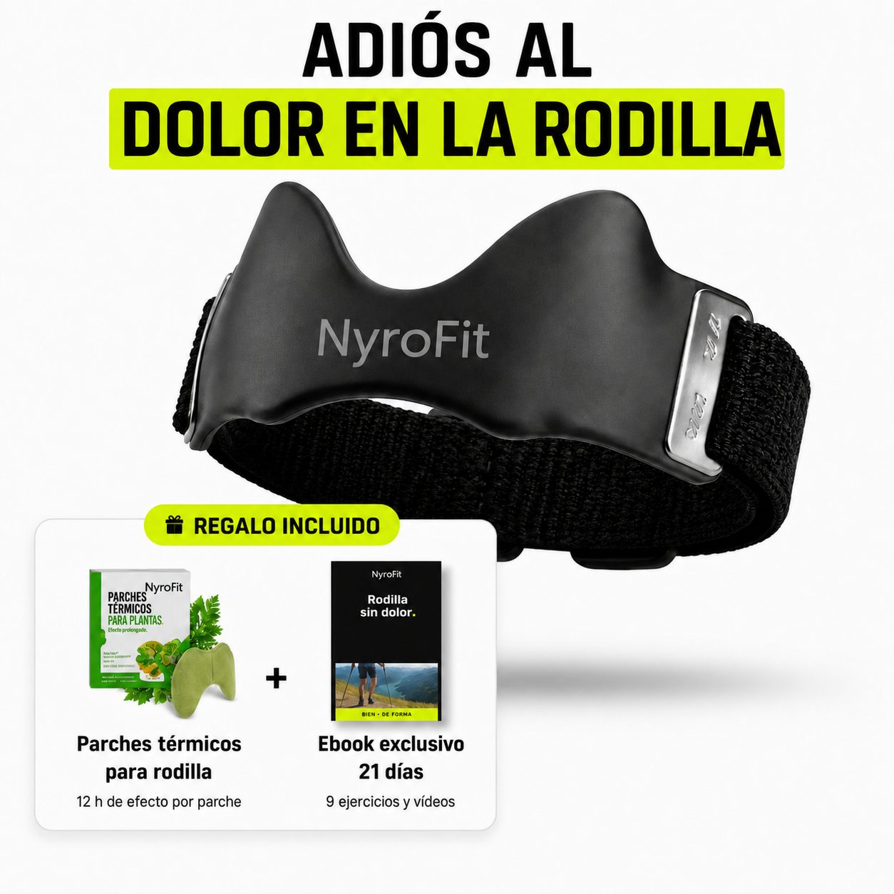 NyroStrap™ – Cincha Rotuliana para Rodilla