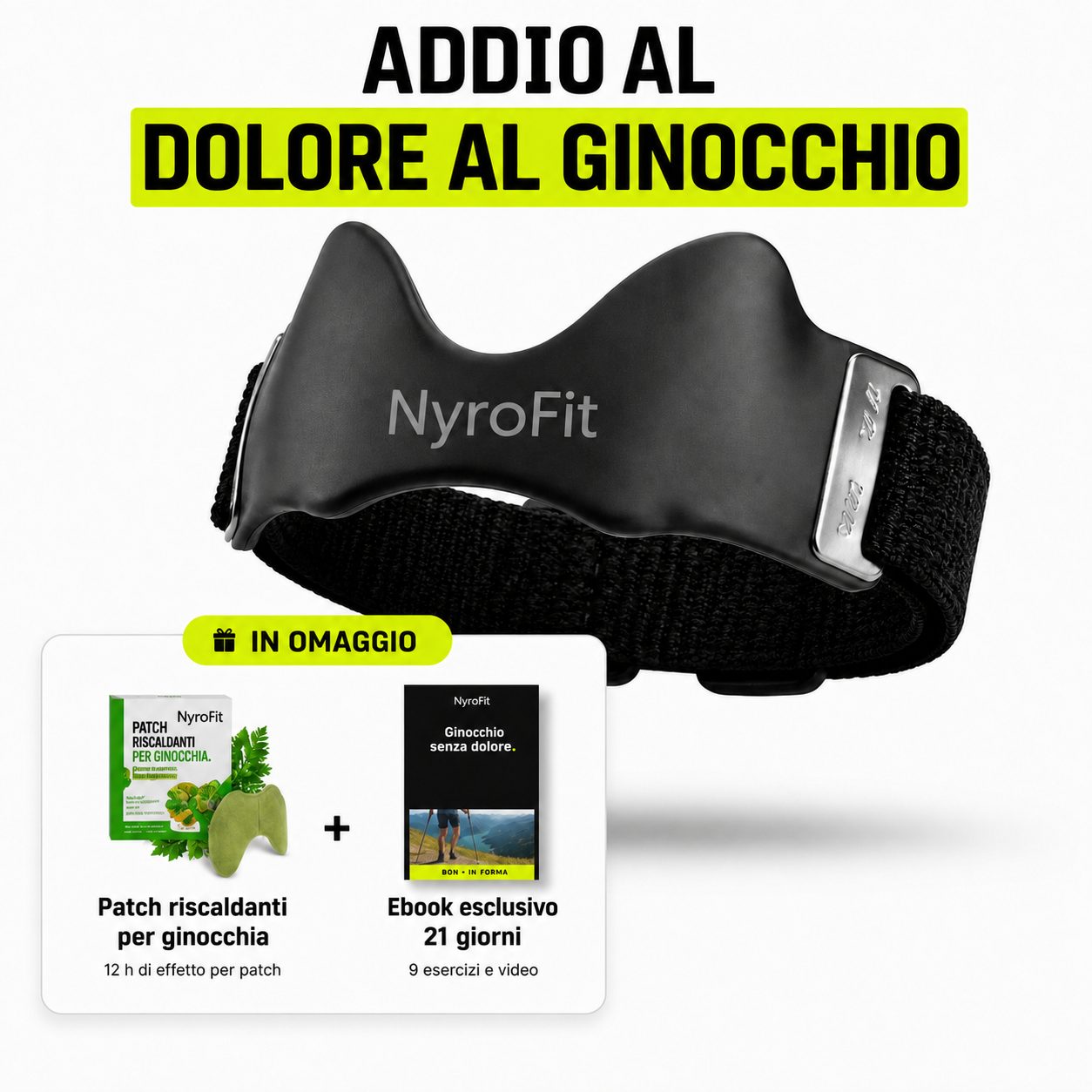NyroStrap™ – Cinturino Rotuleo per Ginocchio