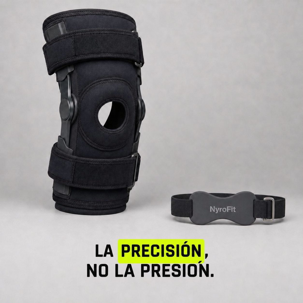 Genouillère classique contre sangle rotulienne NyroStrap